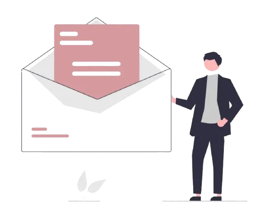 問い合わせに答える人